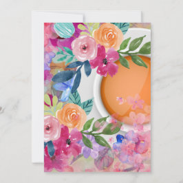 Cartão De Festividades Hora do chá