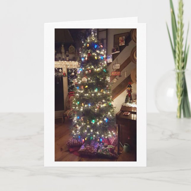 CARTÃO DE FESTIVIDADES HORA MARAVILHOSA DO ANO **NATAL DO MERCADO" (Frente)