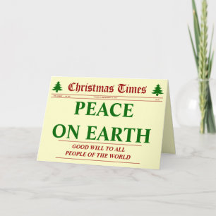 Cartão De Festividades Horário de Natal - Nº 001