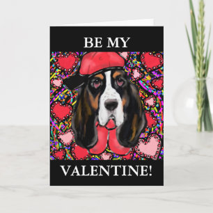 Cartão De Festividades Hound Basset
