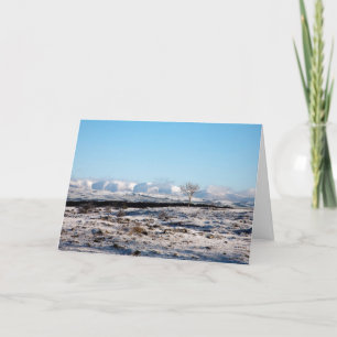 Cartão De Festividades Howgill Fells Winter England