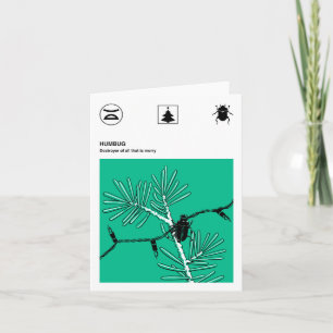 Cartão De Festividades Humbug (Pequeno)