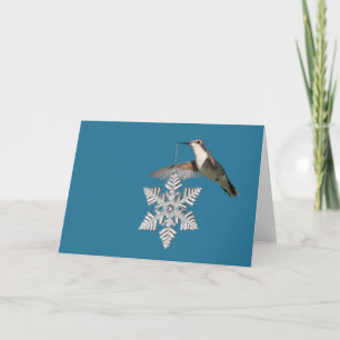 Cartão De Festividades Hummingbird Saudações