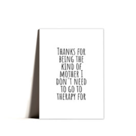 Cartão De Festividades Humor do feliz dia de as mães