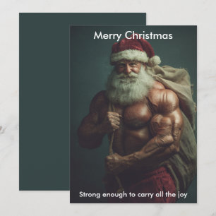 Cartão De Festividades Humor Natalino Papai Noel Saudação de festas