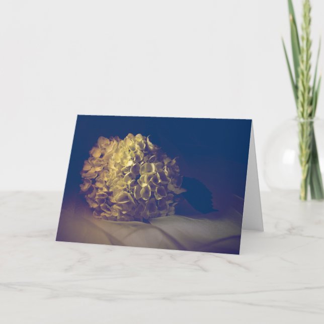 Cartão De Festividades Hydrangea do Victorian (Frente)