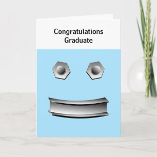 Cartão De Festividades I- Beam Face Graduation Card