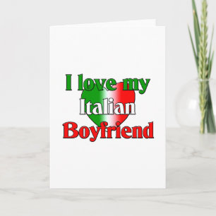 Cartão De Festividades I  Love My Italian Boyfriend