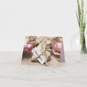 Cartão De Festividades I love you greeting card