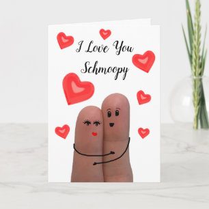 Cartão De Festividades I Love You Schmoopy Valentine's Day Card