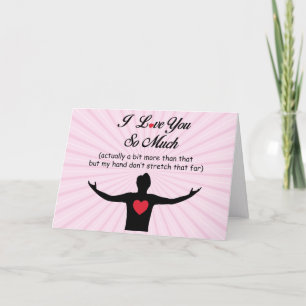 Cartão De Festividades I Love You So Much