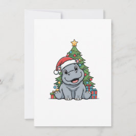 Cartão De Festividades I want a Hippo - Greeting Card