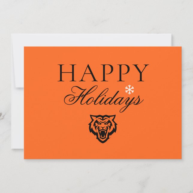 Cartão De Festividades Idaho State University Bengals Design de Espírito (Frente)