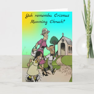 Cartão De Festividades Igreja de Natal