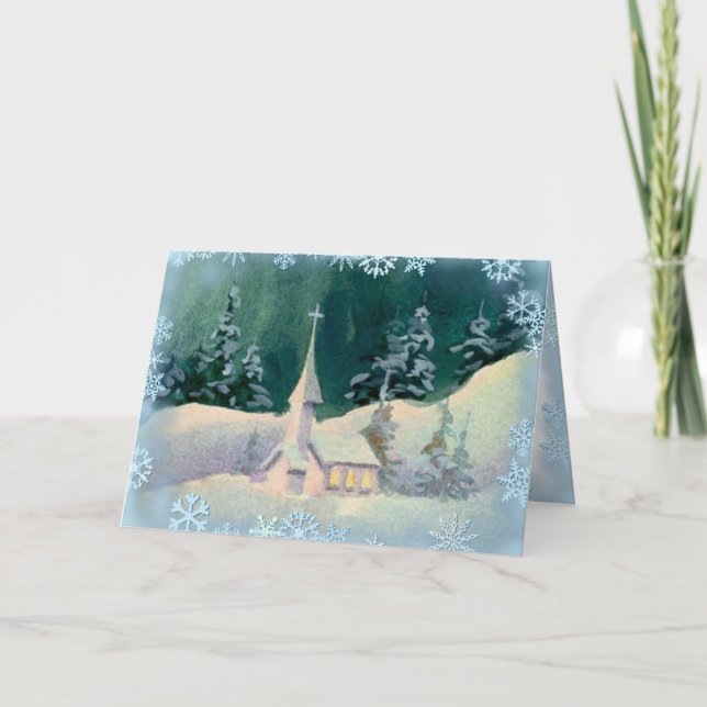 CARTÃO DE FESTIVIDADES IGREJA E NEVES DE SHARON SHARPE (Frente)