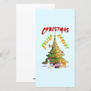 Cartão De Festividades Iluminação de Natal