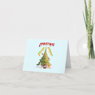 Cartão De Festividades Iluminação de Natal