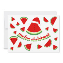 Ilustração Alegre Natal Melão Fofo