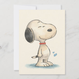 Cartão De Festividades Ilustração de cachorro Beagle em aquarela fofa
