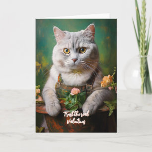 Cartão De Festividades Ilustração de gato 