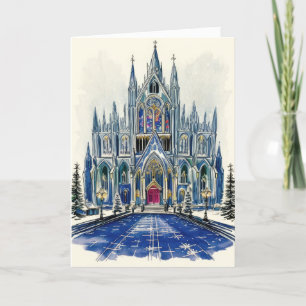 Cartão De Festividades Ilustração de Igreja