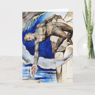 Cartão De Festividades Ilustração de William Blake: A comédia divina d