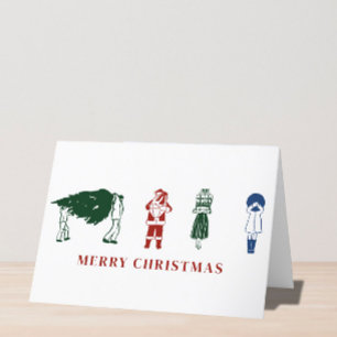 Cartão De Festividades Ilustração Feliz de Natal