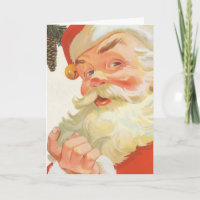 Ilustração Papai Noel do vintage