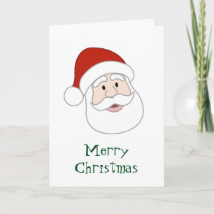 Cartão De Festividades Ilustração & texto de Papai Noel