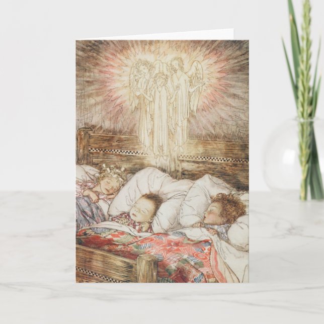 Cartão De Festividades Ilustrações do Natal (Frente)