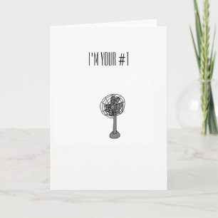 Cartão De Festividades I'm Your Number 1 Fan Card