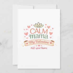 Cartão De Festividades Ímã Melhor Mãe Calma Mamãe Dia dos Namorados Coraç