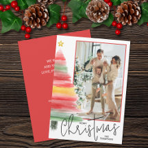 Imagem da Árvore Natal Watercolor