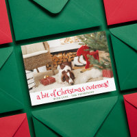 Imagem de Natal de Cão Engraçado Foto Personalizad