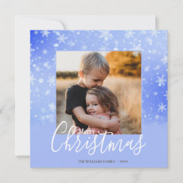 Cartão De Festividades Imagem de Natal Elegante, Simples e Roxo