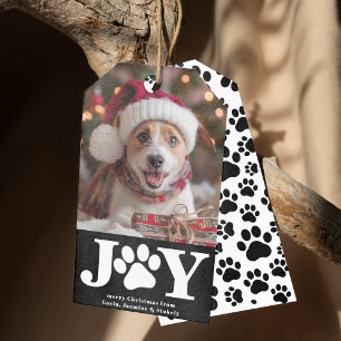 Cartão De Festividades Imagem de Natal Engraçado Foto Personalizada Joy