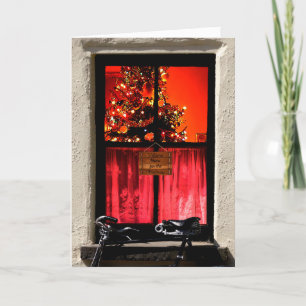 Cartão De Festividades Imagem de Natal para Árvore de Natal na imagem da
