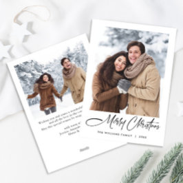 Cartão De Festividades Imagem do Natal Moderno Minimalista Elegante 2