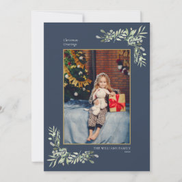 Cartão De Festividades Imagem Geométrica Dourada de Natal Elegante