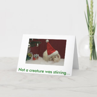 Cartão De Festividades IMG_483201, não uma criatura estava agitando…