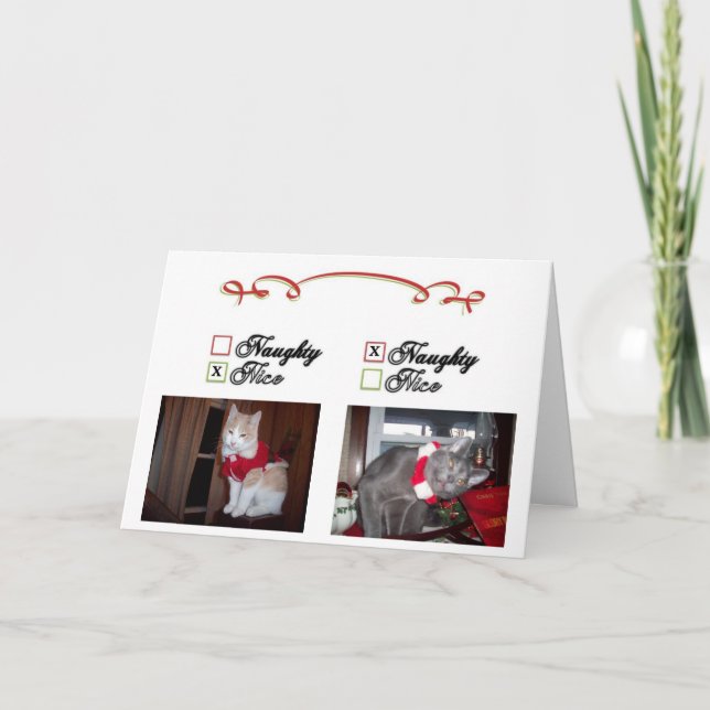 Cartão De Festividades Impertinente e agradável (Frente)