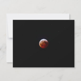 Cartão De Festividades Impressão de Foto de Lua Completa