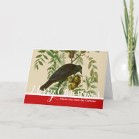 Impressão de Pássaro Grackle Roxo de Audubon Vinta