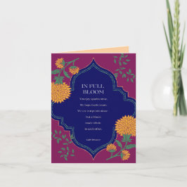 Cartão De Festividades In Full Bloom