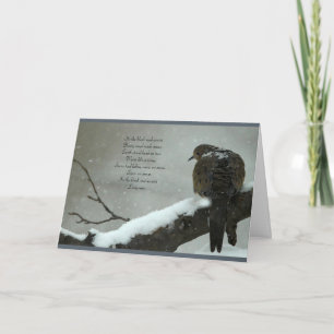 Cartão De Festividades In the bleak mid-winter Christmas card