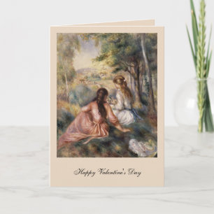 Cartão De Festividades In the Meadow by Pierre-Auguste Renoir