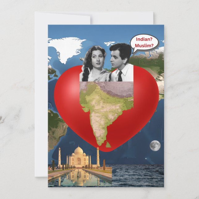 Cartão De Festividades Indian Muslim (Frente)