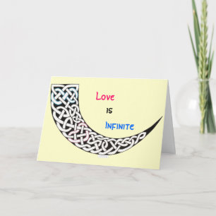 Cartão De Festividades Infinite Love Valentine's Day card