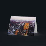 Cartão De Festividades Inglaterra nevado<br><div class="desc">Tarde nevado em um castelo em Inglaterra em dezembro de 2000.</div>