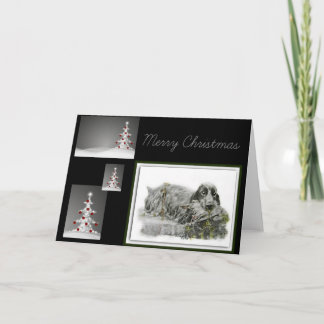 Cartão De Festividades Inglês Cocker Spaniel